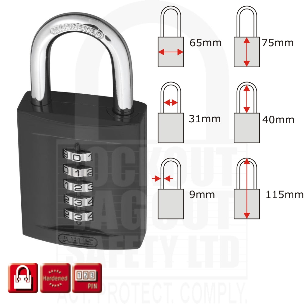 158/65 Abus Combination Lock 158/65 Abus Combination Lock